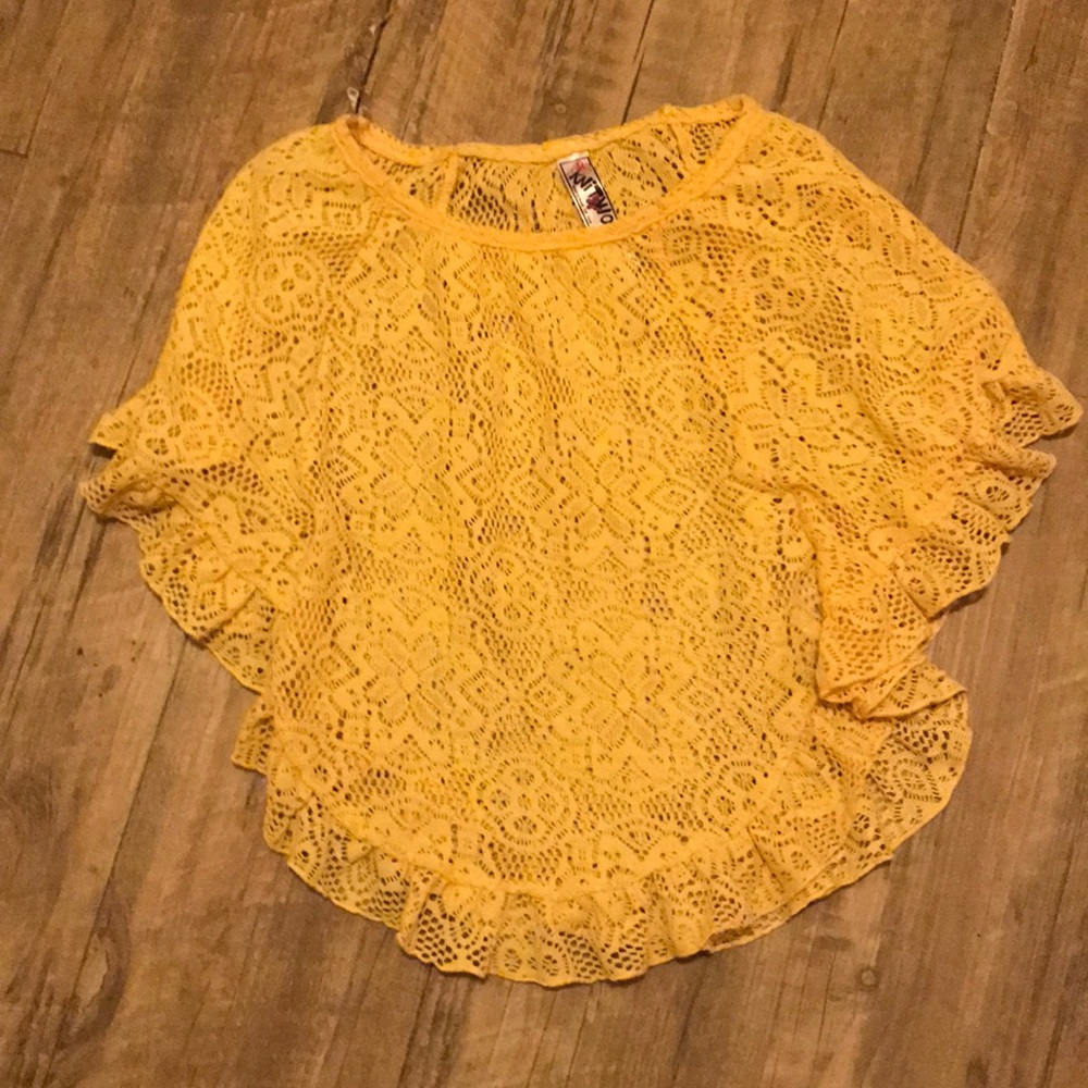 Yellow Batwing Knit